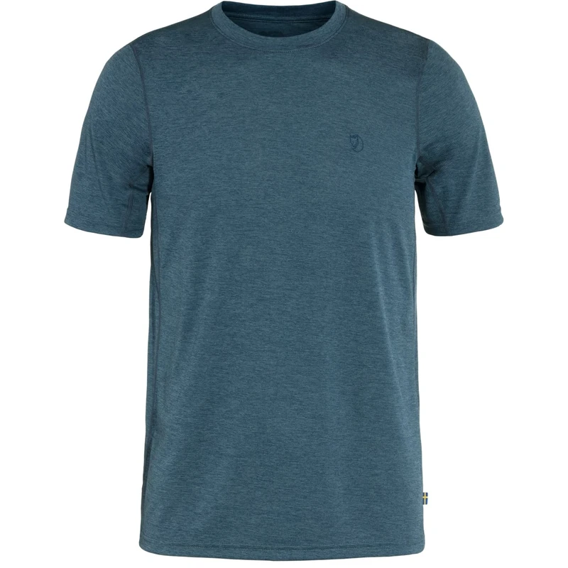 Fjallraven 87197-534 Abisko Day Hike SS M T-Shirt Men's Indigo Blue Size S - Image 1