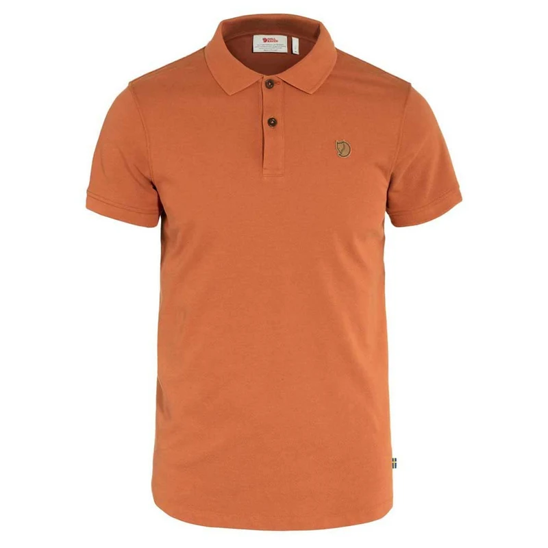 Fjallraven 81511-243 Övik Polo Shirt M T-Shirt Men's Terracotta Brown Size M