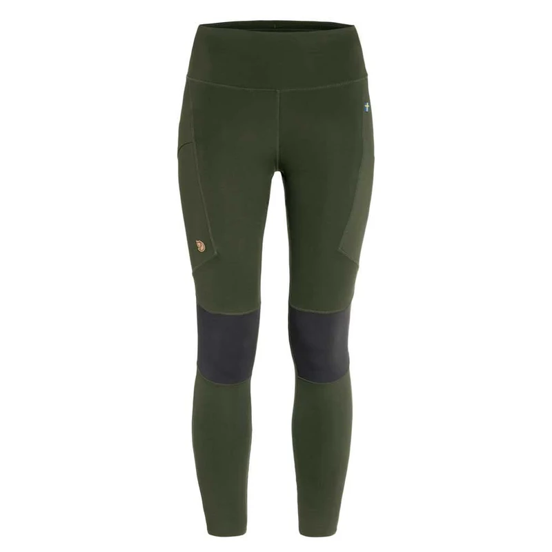 Fjallraven 84771-662-048 Abisko Trekking Tights Pro W Pants Women's Deep Forest-Iron Grey Size XXS