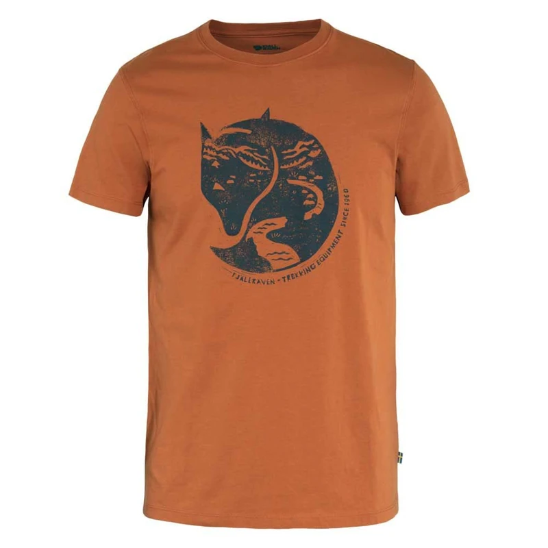 Fjallraven 87220-243 Arctic Fox T-Shirt M T-Shirt Men's Terracotta Brown Size S