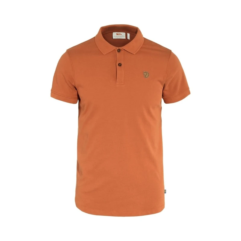 Fjallraven 81511-243 Övik Polo Shirt M T-Shirt Men's Terracotta Brown Size XL - Image 1