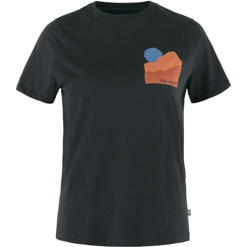 Fjallraven 84787-550 Nature T-Shirt W T-Shirt Women's Black Size XL