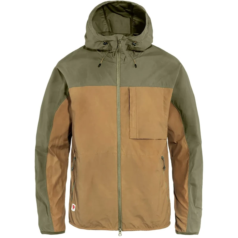 Fjallraven 82606-232-620 High Coast Wind Jacket M Jacket Men's Buckwheat Brown-Green Size S