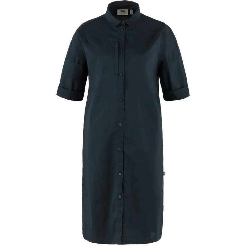 Fjallraven 87098-555 High Coast Shade Dress W T-Shirt Women's Dark Navy Size M