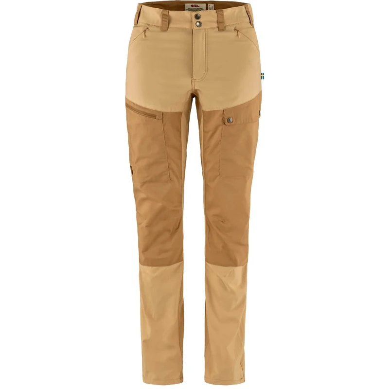 Fjallraven 89827S-196-232 Abisko Midsummer TRS W Short Shorts Women's Dune Beige-Buckwheat Brown Size 44