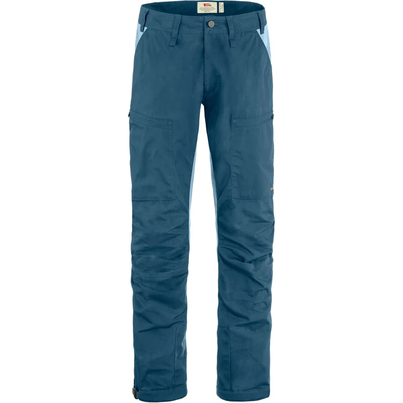 Fjallraven 82890-534-543 Abisko Lite Trekking TRS M Long Pants Men's Indigo Blue-Dawn Blue Size 52