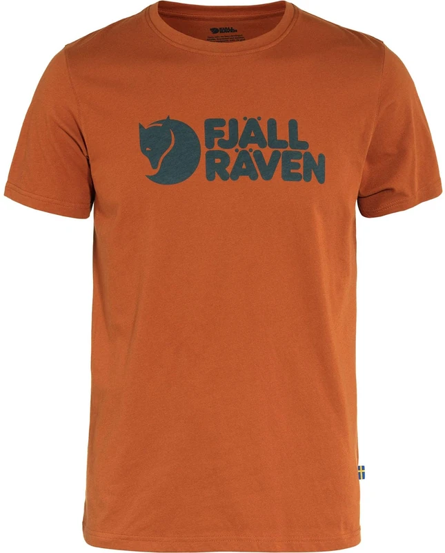 Fjallraven 87310-243 Fjällräven Logo T-Shirt M/Fjällräven Logo T-Shirt M T-Shirt Men's Terracotta Brown Size XL