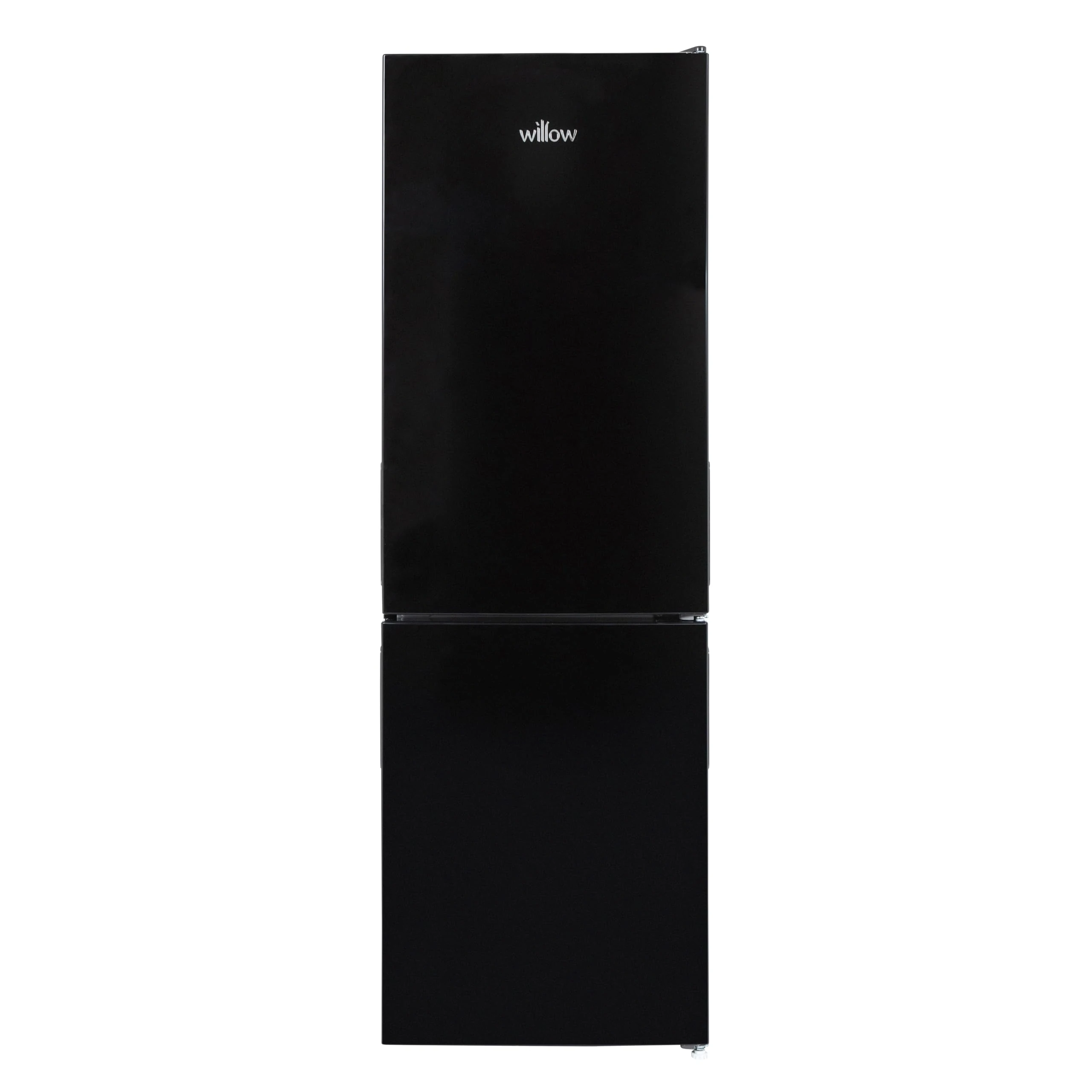 Willow WFF157B 157L Freestanding 70/30 Fridge Freezer with Adjustable Thermostat, Mark-Proof Finish, Low Frost, 2 Year Warranty - Black