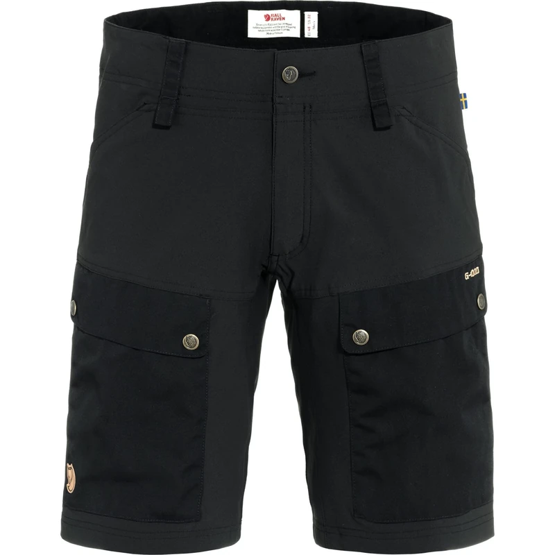Fjallraven 80809-550-550 Keb Shorts M Shorts Men's Black-Black Size 44