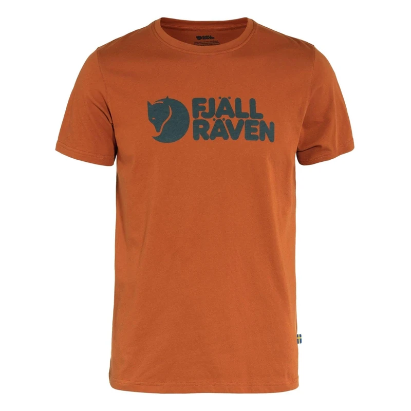 Fjallraven 87310-243 Fjällräven Logo T-Shirt M T-Shirt Men's Terracotta Brown Size XS