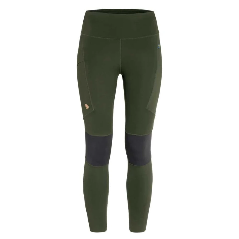 FJALLRAVEN 84771-662-048 Abisko Trekking Tights Pro W Pants Women's Deep Forest-Iron Grey S