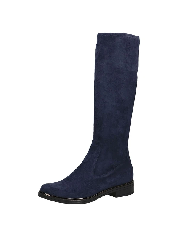 Caprice Women's 9-25512-41 38.5 Flat Boot, Navy Magenta, 5.5 UK