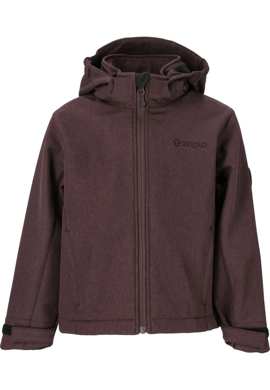 ZIGZAG Unisex Kid's Manon Jacket, 4241 Fudge, 164-170