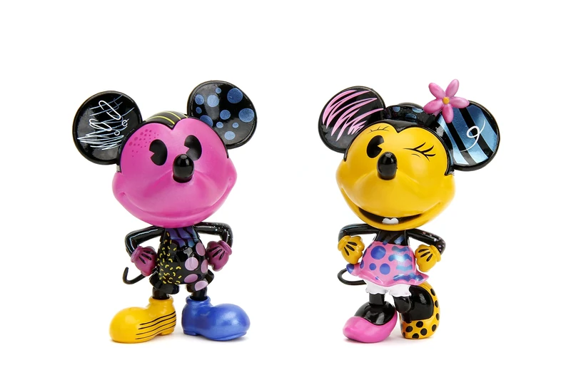 Jada - Disney Mickey & Minnie 253074007 - Set of 2 Metal Figures 10 cm - Ages 8 and up - Image 1