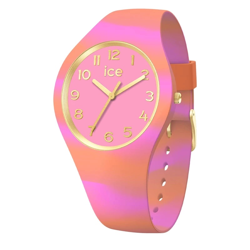 ICE-WATCH - ICE tie and dye Coral - Women's wristwatch with silicon strap - 020948 (Small)