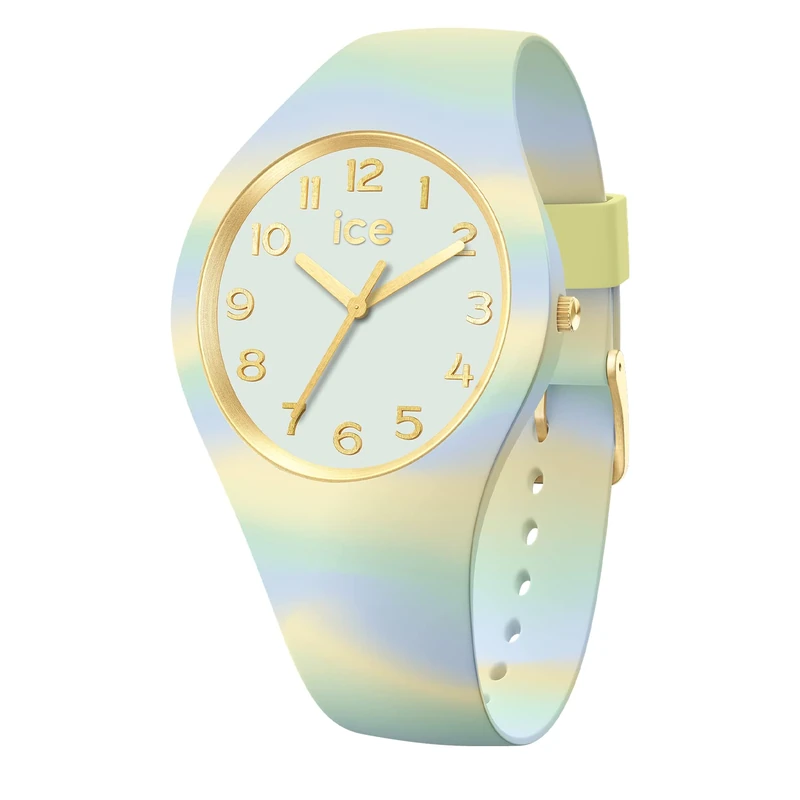 ICE-WATCH - ICE tie and dye Fresh mint - Women's wristwatch with silicon strap - 020949 (Small)