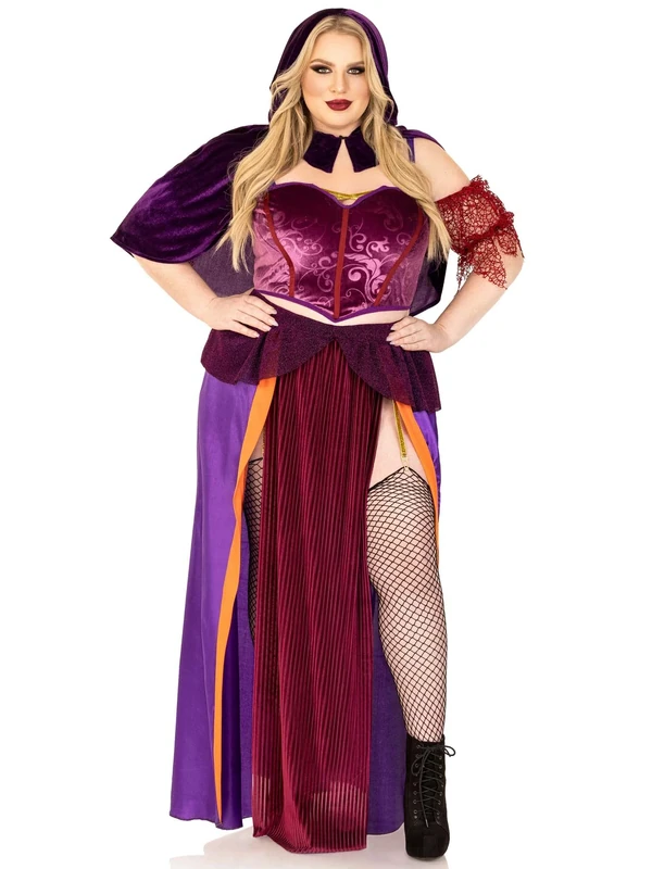 Leg Avenue 87176X 10108 Suit Set, Multicolor, 1X-2X - Image 1