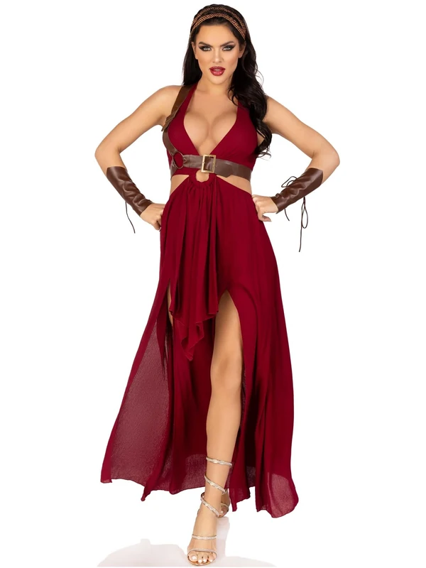 Leg Avenue 85036 03602 Costume, Women, Burgundy, M