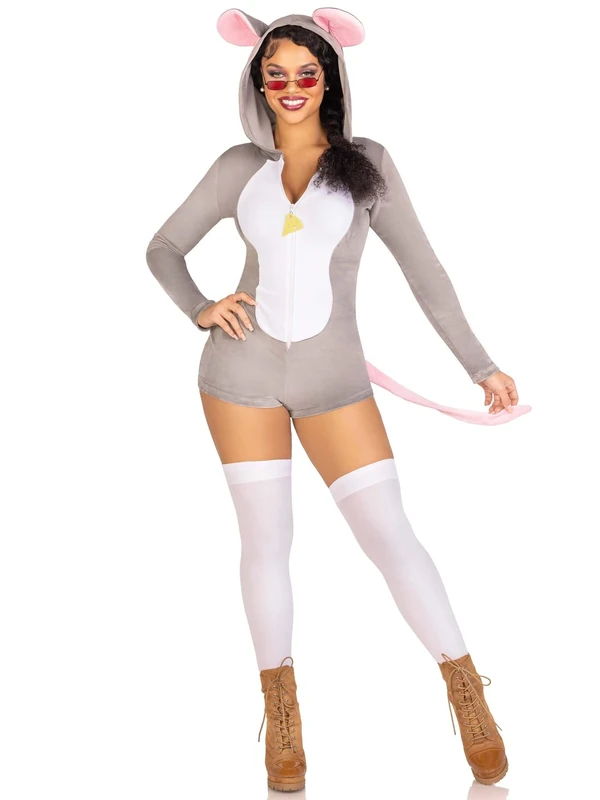 Leg Avenue 87183 02502 Halloween, Carnival Costume, Grey, M