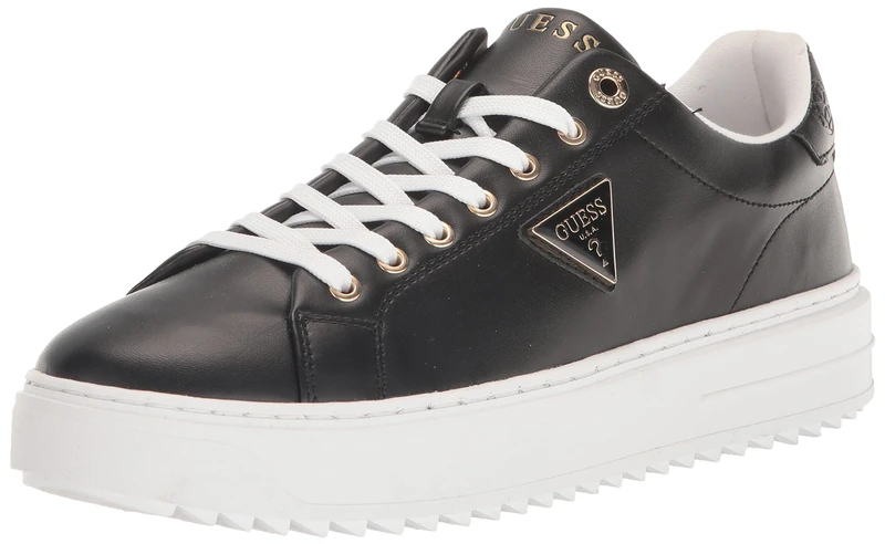 GUESS Women's Denesa Sneaker, Black 002, 5.5 UK