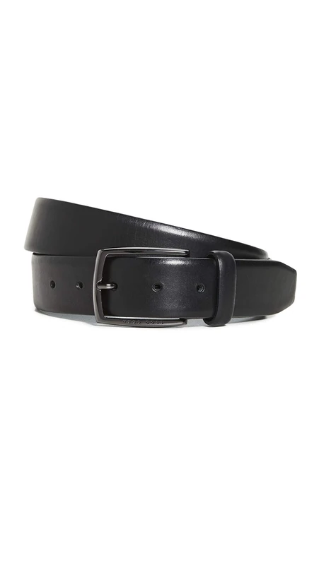 BOSS Men's Celie Smooth Leather Belt, Black, 36 - Image 1