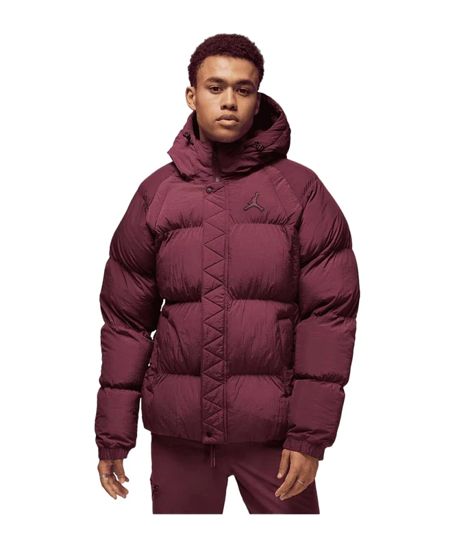 NIKE M J ESS Puffer Jacket Cherrywood Red/Cherrywood Red - L