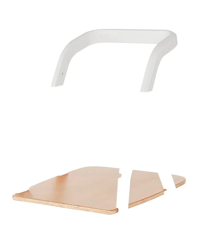 Ergobaby Evolve Kitchen Tower, Accessory for The Ergobaby Evolve high Chair, Kitchen Tower for Toddlers from Approx. 2 Years up to max. 45.3 kg, Natural Wood