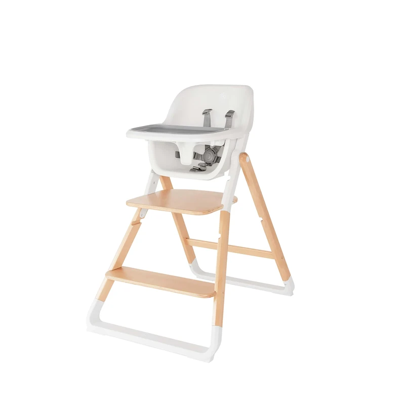 Ergobaby Evolve High Chair Ergonomic high Chair for Babies Growing from 6 Months, high Chair for Children with Adjustable seat, Natural Wood