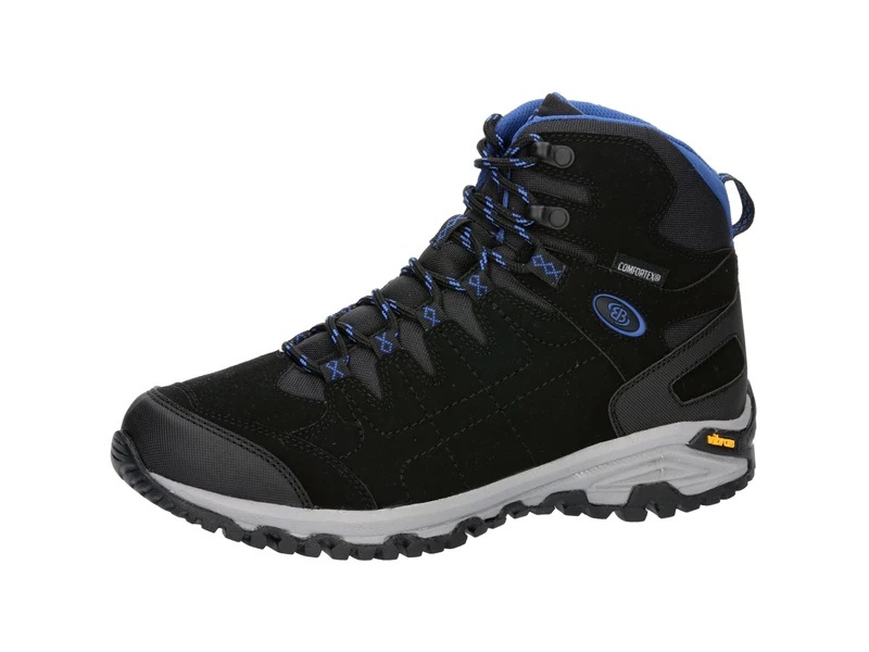 Brütting Men's Mount Shasta High Trail Running Shoe, Black Blue, 7.5 UK