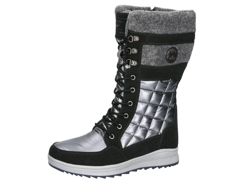 Lico Women's Signe Snow Boots, Silver-grey, 8 UK