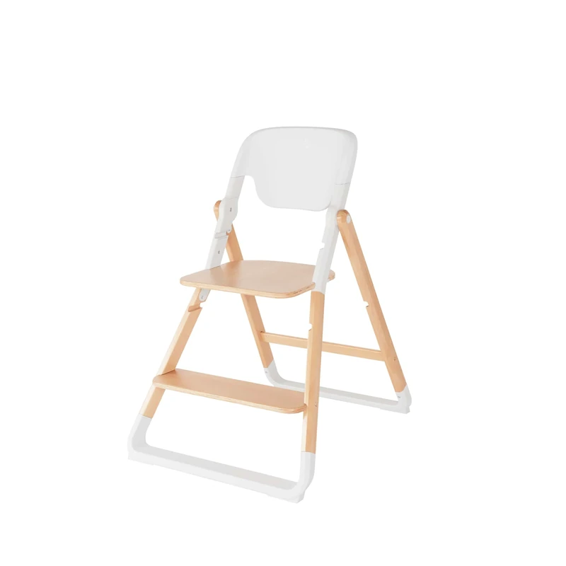 Ergobaby Evolve Toddler High Chair Base - Ergonomic Wooden Chair for Toddlers from Approx. 36 Months, Height Adjustable
