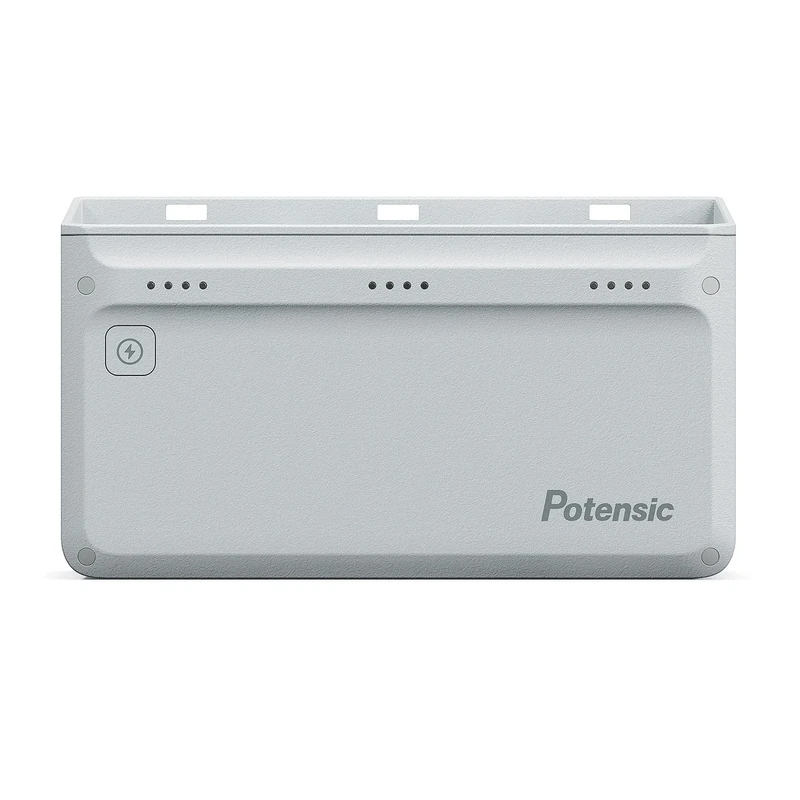 Potensic Atom SE Charging Manager, Charging Station Charging Hub, Fast Simultaneous Charging of up to Three Batteries in Just 1.5 Hours, Check Battery Level and Other USB Devices