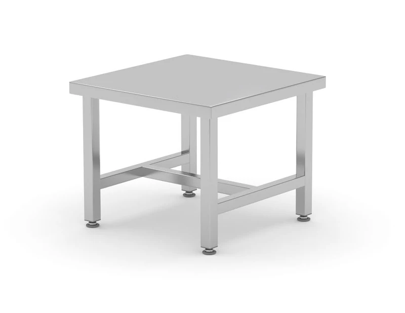 HENDI Pot Stand for Large Pots, Adjustable Feet, 550 x 550 x 450 mm, Stainless Steel