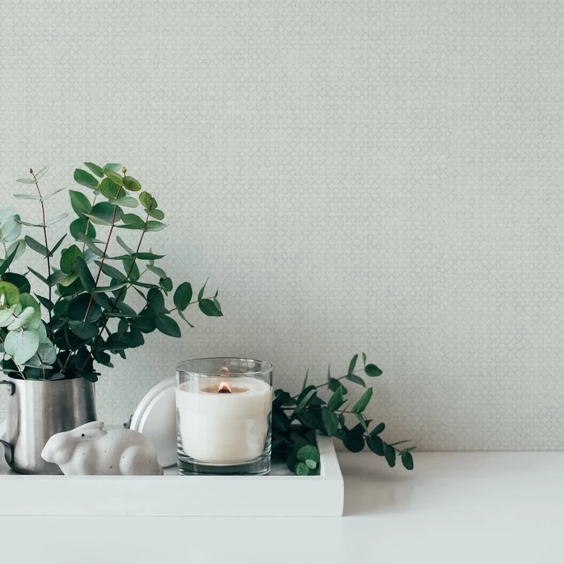 A.S. Création Maison Charme 390682 Non-Woven Wallpaper 10.05 m x 0.53 m Small Pattern Grey White Made in Germany