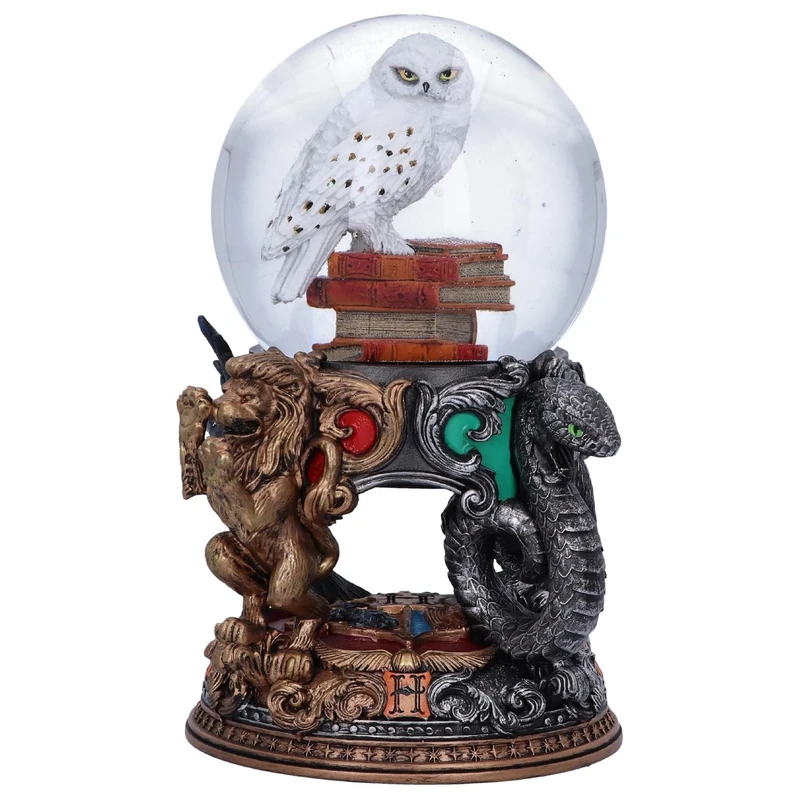 Nemesis Now Officially Licensed Harry Potter Hedwig Snow Globe, Multi Coloured, 18.5cm