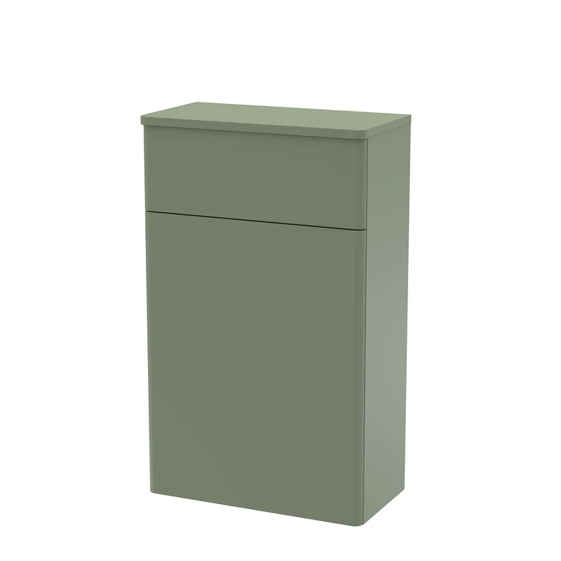 nuie CLA841 Classique Traditional Bathroom Floor Standing WC Toilet Unit (Concealed Cistern and Pan Not Included), 500mm, Satin Green