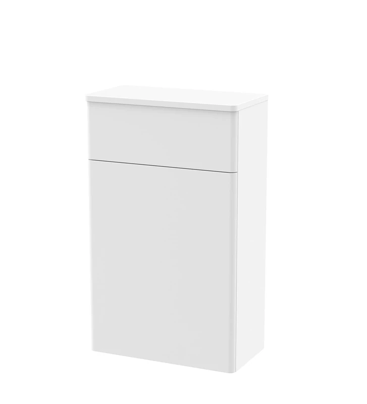 nuie CLA141 Classique Traditional Bathroom Floor Standing WC Toilet Unit (Concealed Cistern and Pan Not Included), 500mm, Satin White