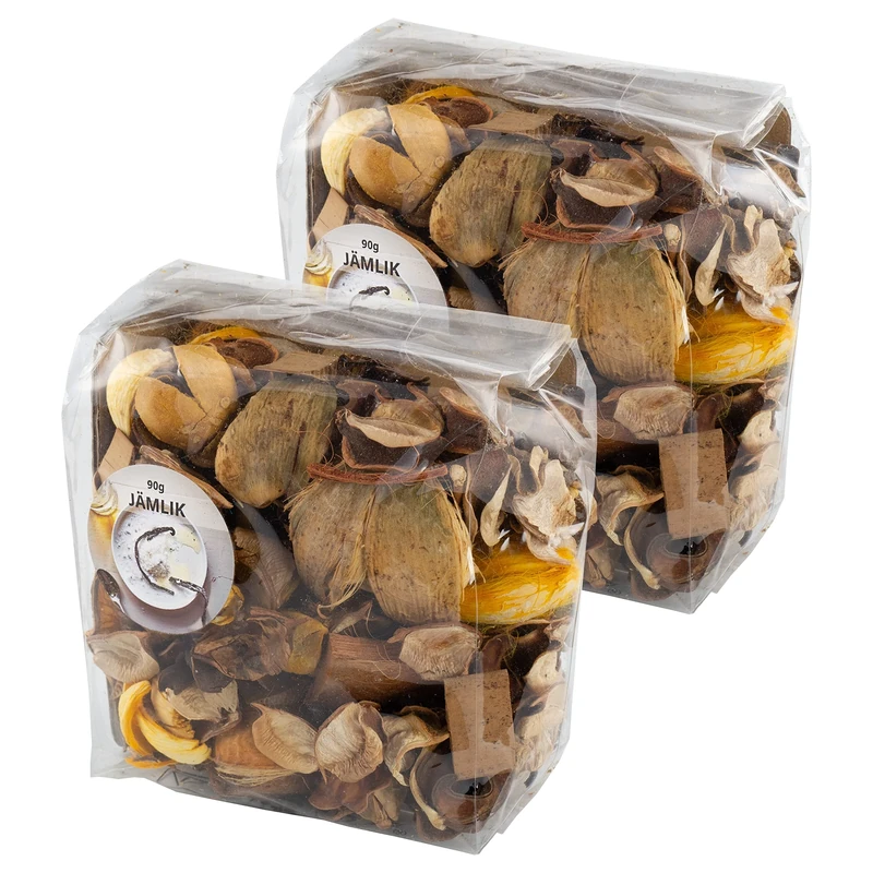 IKEA JAMLIK Scented Potpourri Bags - Vanilla & Warm Milk (2x90g) - Image 1
