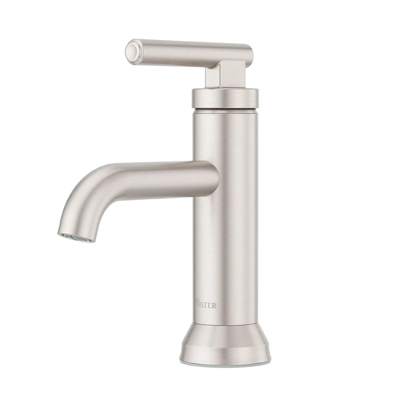 Pfister Capistrano Bathroom Sink Faucet, Single Control, 1-Handle, Single Hole, Spot Defense Brushed Nickel Finish, LF042CSOGS