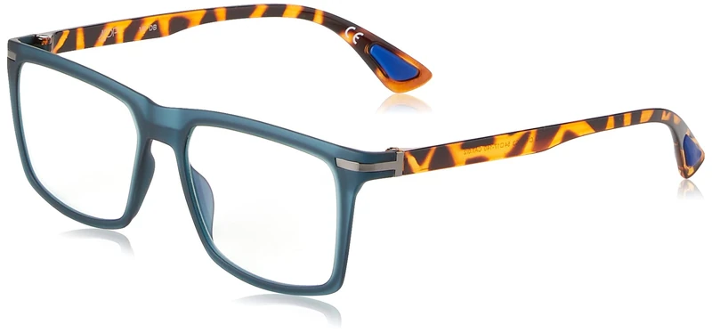 AirDP Style Men's Ciro Sunglasses, C3 Soft Touch Crystal Dark Blue, 54