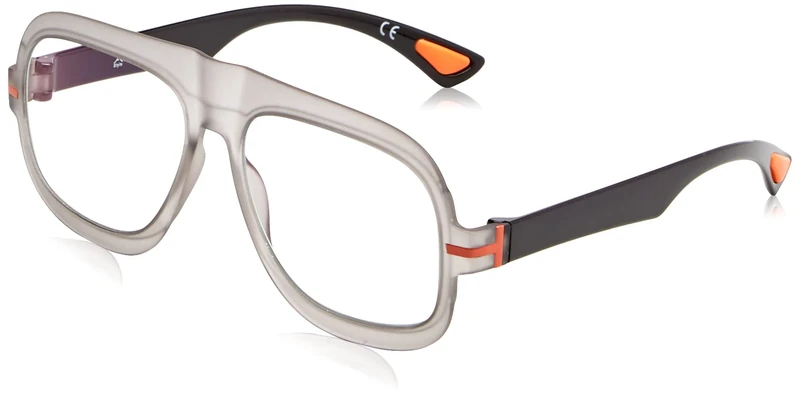 AirDP Style Men's Marcello Sunglasses, C1 Soft Touch Crystal Grey, 56