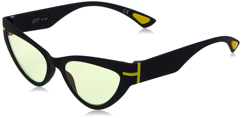 AirDP Style Women's Angelina Sunglasses, C3 Soft Touch Black, 53