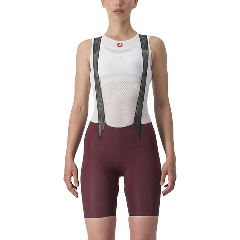 CASTELLI 4522046-625 Free AERO RC W BIBSHORT Women's Shorts DEEP Bordeaux M