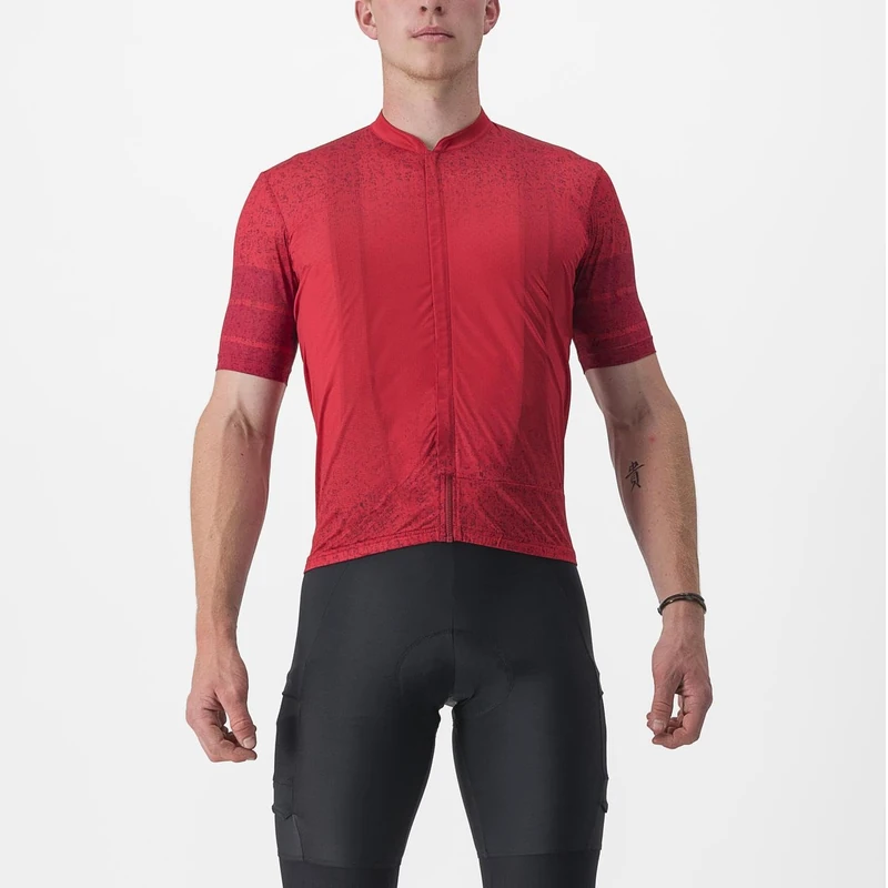 CASTELLI 4523016-611 Unlimited Terra Jersey Men's T-Shirt Dark red M