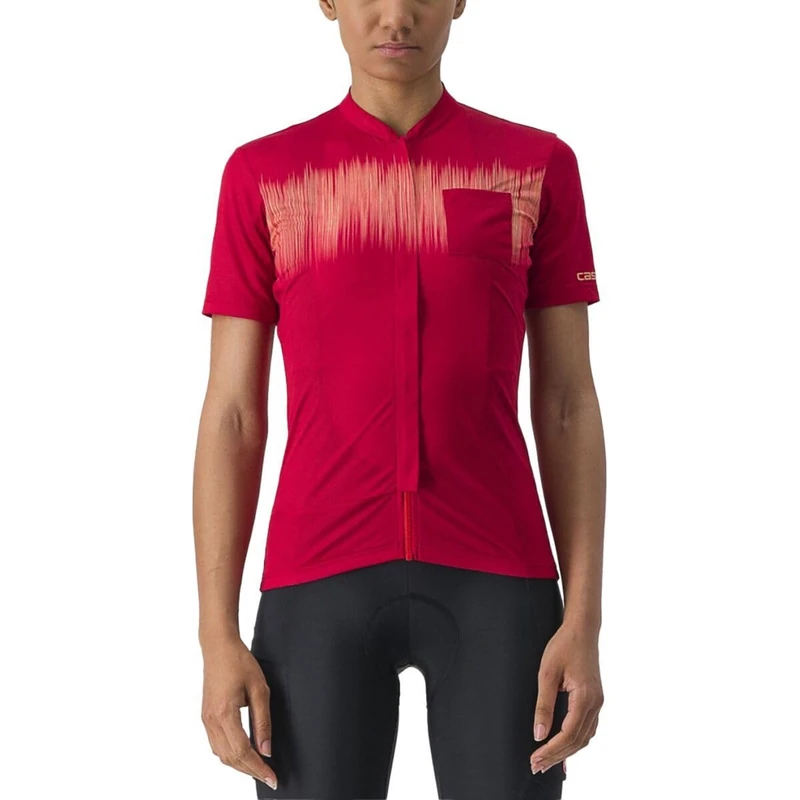 CASTELLI 4523046-611 Unlimited SENTIERO 2 Jersey Women's T-Shirt Dark red XS