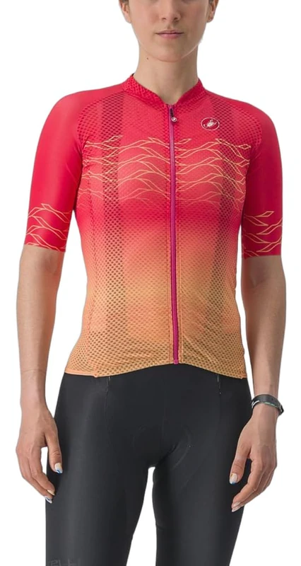 CASTELLI 4523037-081 Climber's 2.0 W Jersey Women's T-Shirt Hibiscus/Soft Orange S