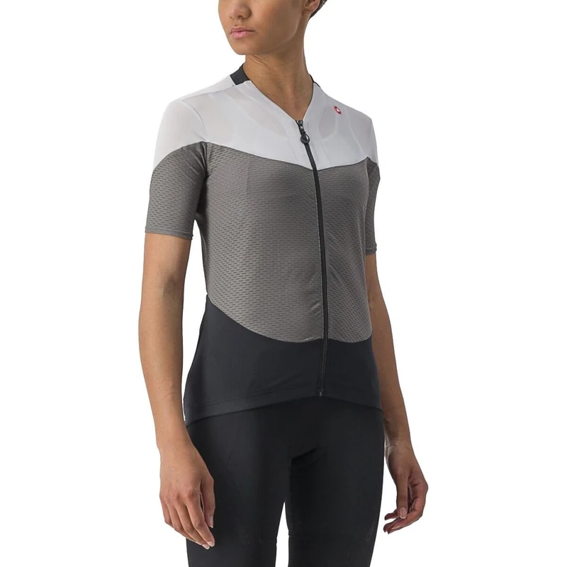 CASTELLI 4523040-125 Gradient Color Block Jersey Women's T-Shirt Gunmetal Gray/Silver Gray XS