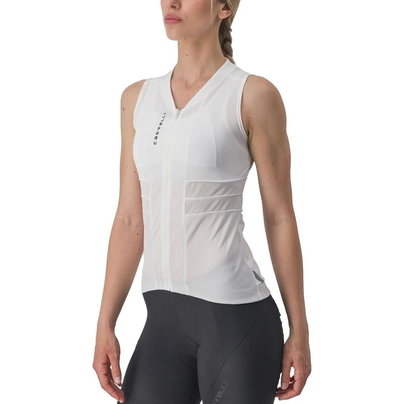 CASTELLI 4523043-065 Anima 4 Sleeveless Women's T-Shirt Ivory/Light Black S