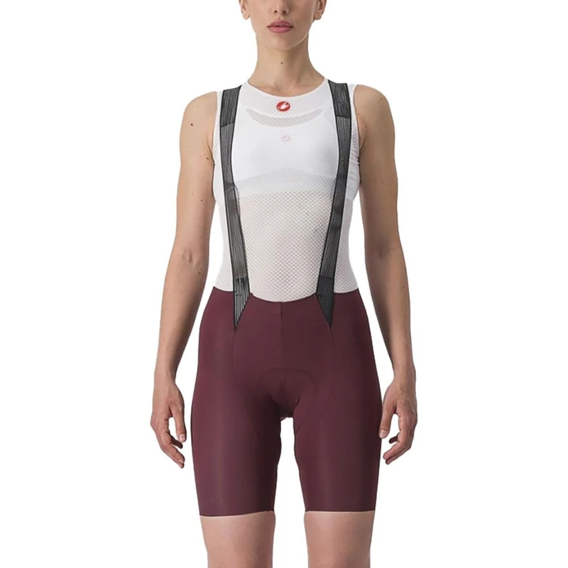 CASTELLI 4522046-625 Free AERO RC W BIBSHORT Women's Shorts DEEP Bordeaux XS