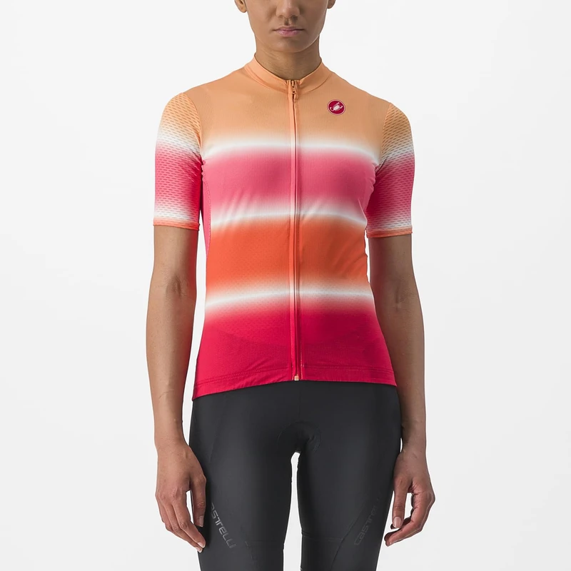 CASTELLI 4522060-866 Dolce Jersey Women's T-Shirt Soft Orange/Hibiscus L